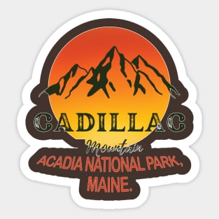 Cadillac Mountain Sticker